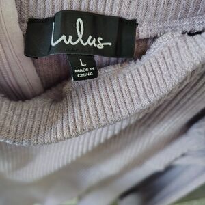 Lulus Ribbed Knit Sweater - Lavender In Large